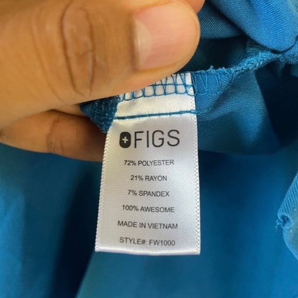 Figs Slim Catarina One-Pocket‎ Scrub Top Alps blue - Picture 7 of 7